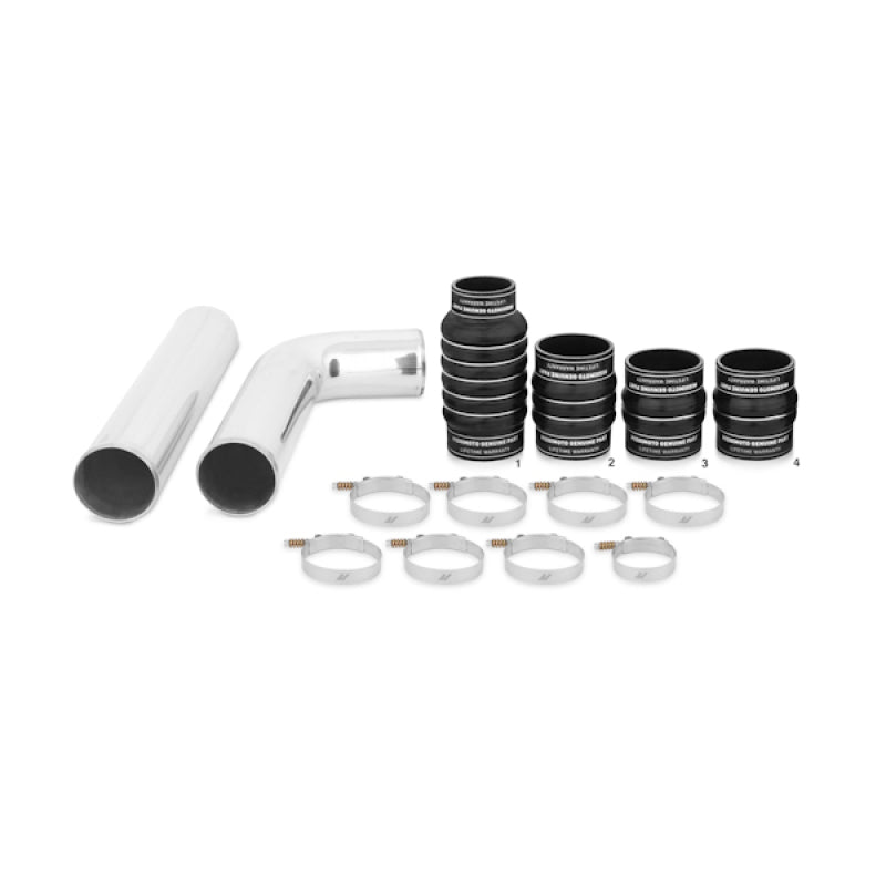 Mishimoto Mishimoto 07.5-09 Dodge 6.7L Cummins Intercooler Kit w/ Pipes (Silver)