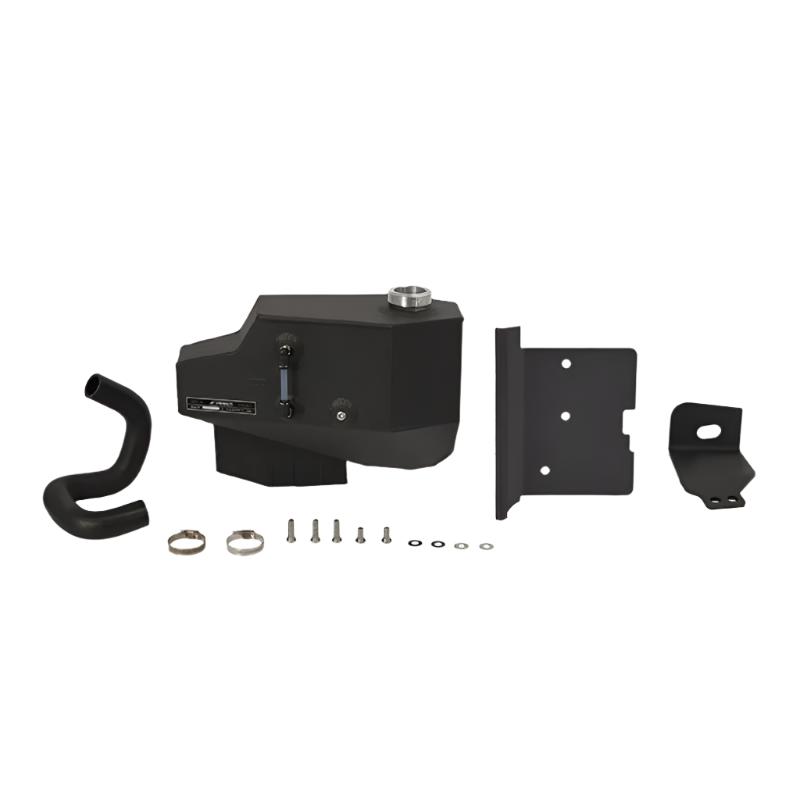 Mishimoto Mishimoto 08-10 Ford 6.4L Powerstroke Aluminum Degas Tank - Micro-Wrinkle Black