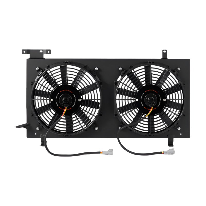 Mishimoto 08+ Subaru WRX/STI PNP Aluminum Fan Shroud Black - Black Ops Auto Works