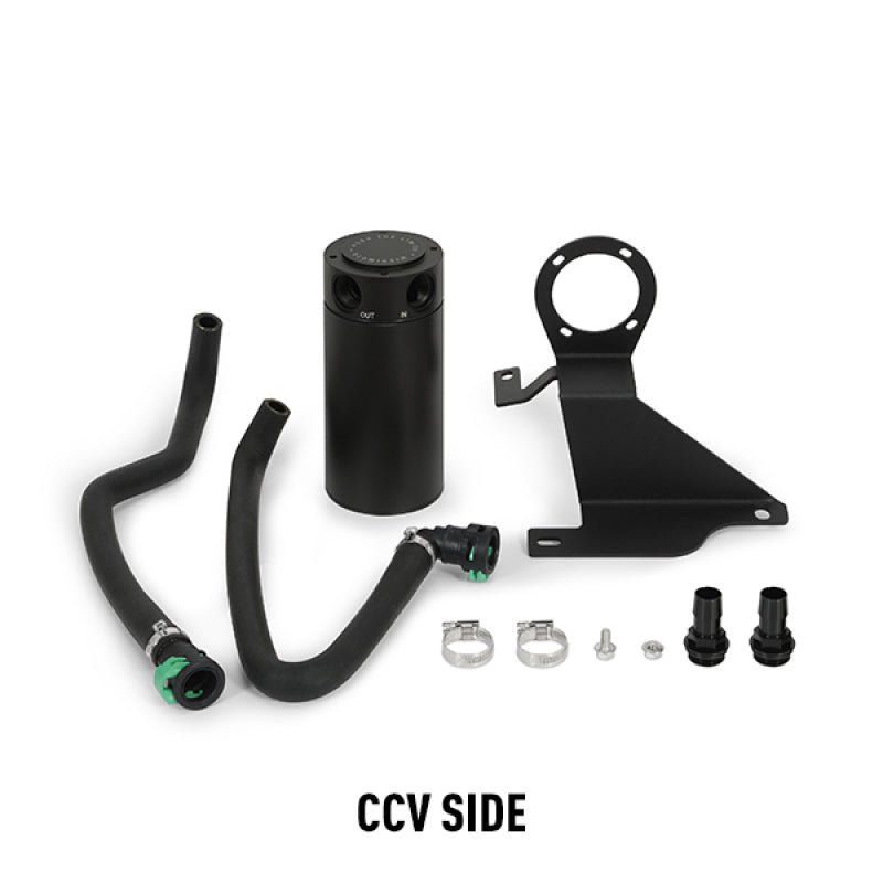 Mishimoto Mishimoto 11-14 Ford F-150 EcoBoost 3.5L Baffled Oil Catch Can Kit - Black