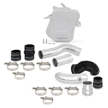 Load image into Gallery viewer, Mishimoto Mishimoto 11-16 Ford 6.7L Powerstroke Air-To-Water Intercooler Kit - Wrinkle Silverw/ Polished Pipes
