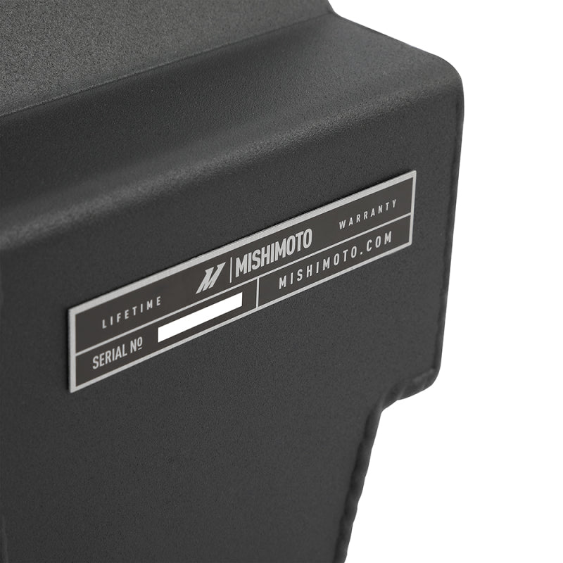 Mishimoto Mishimoto 11-19 Ford 6.7L Powerstroke Aluminum Degas Tank - Micro-Wrinkle Black