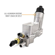 Load image into Gallery viewer, Mishimoto 12-18 Jeep Wrangler JK Aluminum Oil Filter Housing 3.6L - Black Ops Auto Works