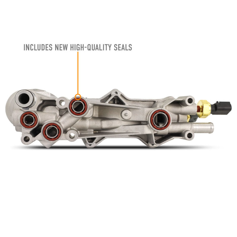 Mishimoto 12-18 Jeep Wrangler JK Aluminum Oil Filter Housing 3.6L - Black Ops Auto Works