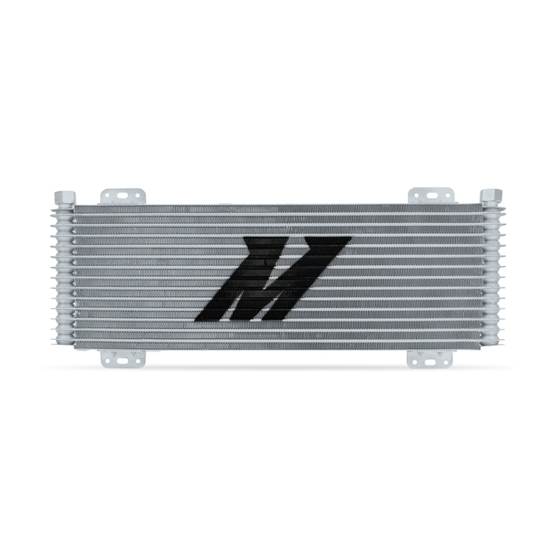 Mishimoto 13-Row Stacked Plate Transmission Cooler - Silver - Black Ops Auto Works