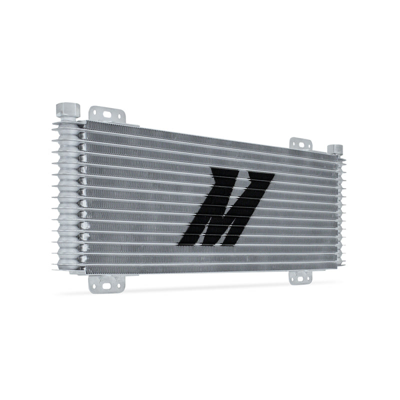 Mishimoto 13-Row Stacked Plate Transmission Cooler - Silver - Black Ops Auto Works