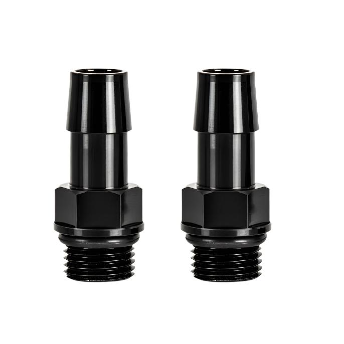 Mishimoto Mishimoto 16X1.5 TO 1/2in. Hose Barb Aluminum Fittings (Pack of 2)