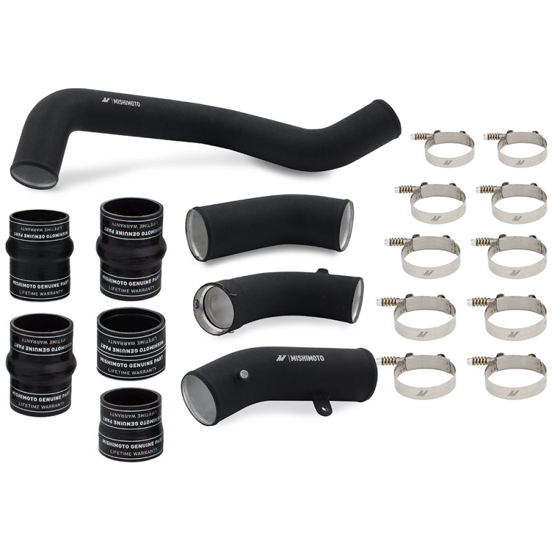 Mishimoto Mishimoto 17-19 GM L5P Duramax Intercooler Kit - Silver w/ WBK Pipes