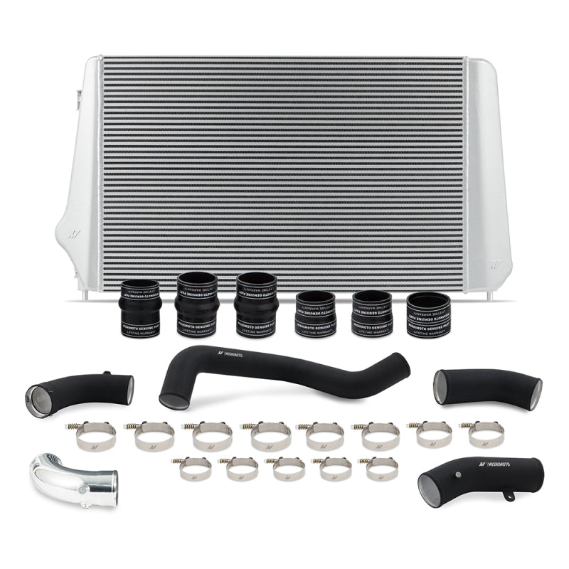 Mishimoto Mishimoto 17-19 GM L5P Duramax Intercooler Kit - Silver w/ WBK Pipes