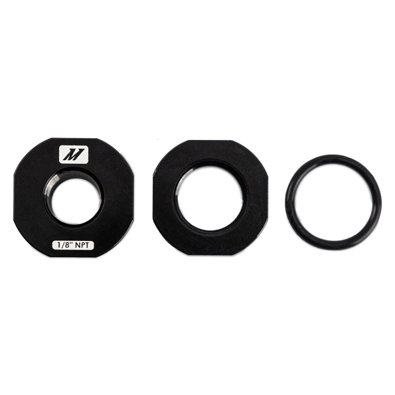 Mishimoto Mishimoto 1/8in NPT CNC-Machined Nozzle Mount Adapter - Black