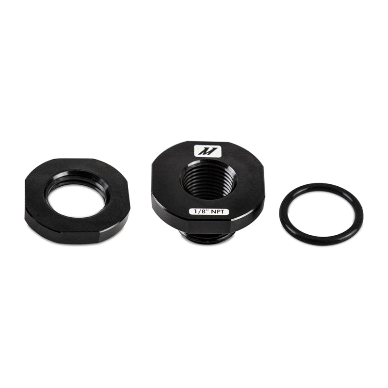 Mishimoto Mishimoto 1/8in NPT CNC-Machined Nozzle Mount Adapter - Black
