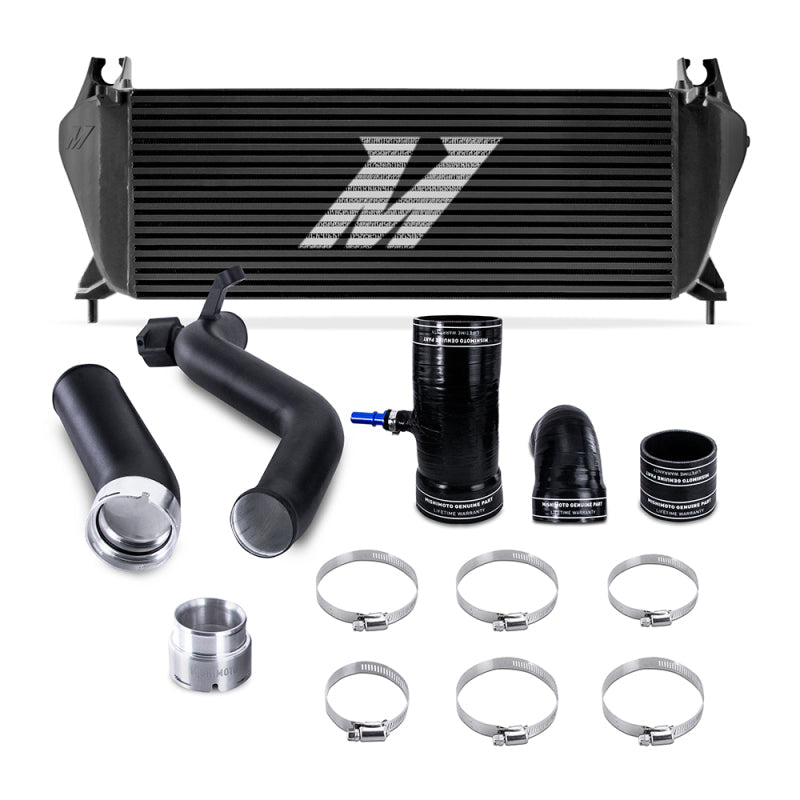 Mishimoto Mishimoto 19+ Ford Ranger 2.3L EcoBoost Intercooler Kit - Black + MWBK Pipes