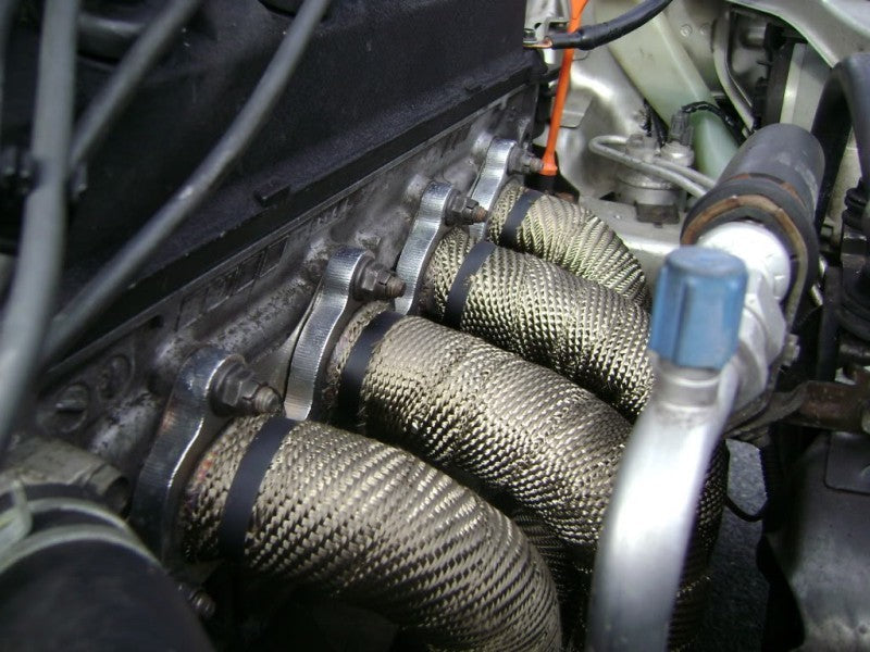 Mishimoto Mishimoto 2 inch x 35 feet Heat Wrap with Stainless Locking Tie Set