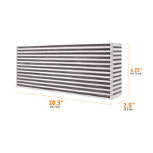 Load image into Gallery viewer, Mishimoto 20.5x6.25x2.5 air-to-air race intercooler core for custom fabrication