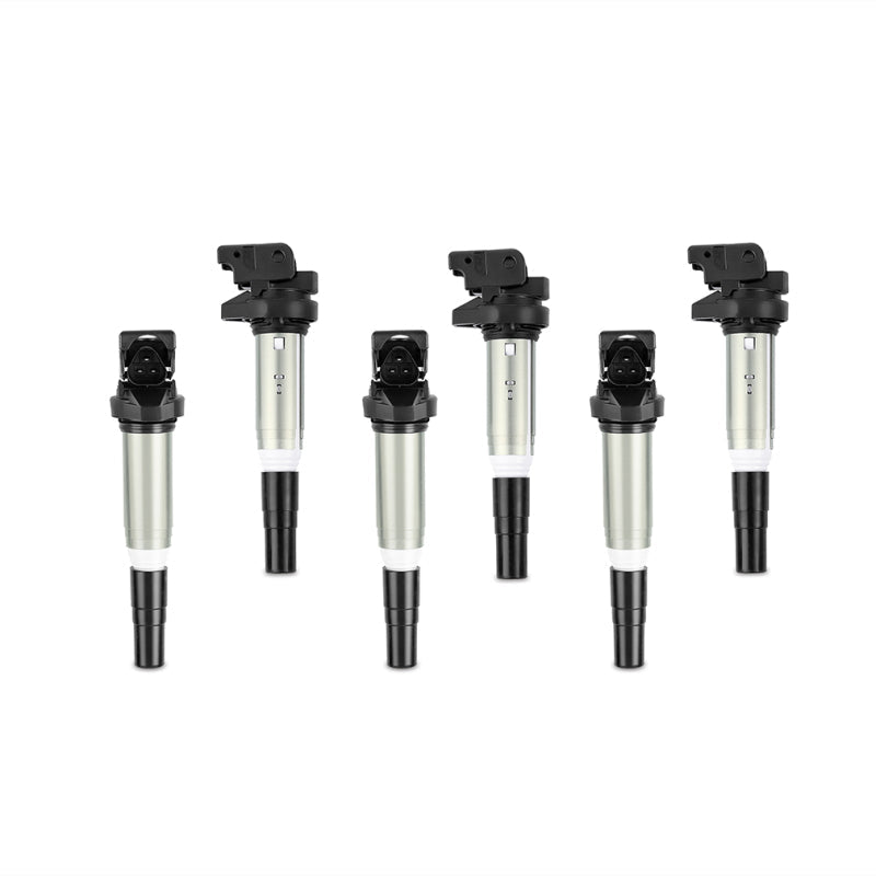 Mishimoto 2002+ BMW M54/N20/N52/N54/N55/N62/S54/S62 Six Cylinder Ignition Coil Set of 6 - Black Ops Auto Works