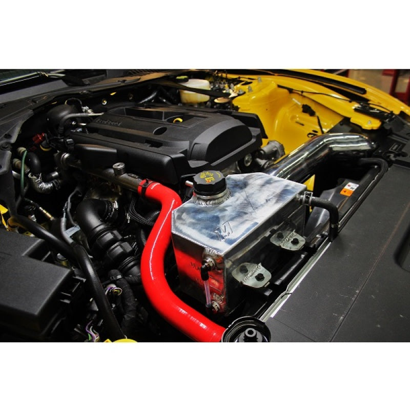 Mishimoto 2015 Ford Mustang EcoBoost / 3.7L / 5.0L  Aluminum Coolant Expansion Tank-Polished - Black Ops Auto Works