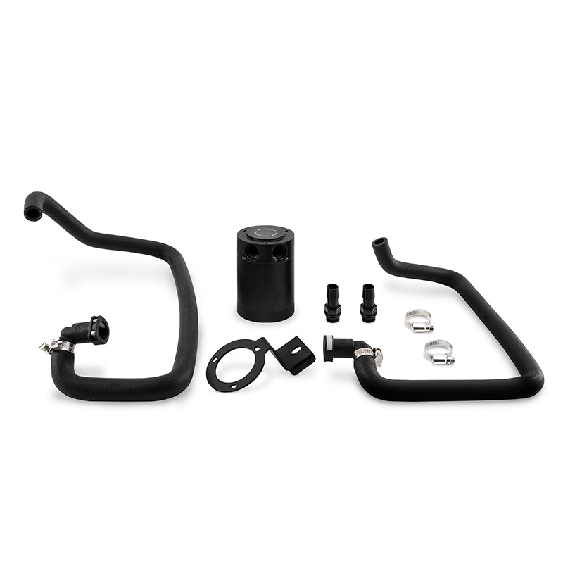 Mishimoto 2015+ Ford Mustang EcoBoost Baffled Oil Catch Can Kit - Black - Black Ops Auto Works