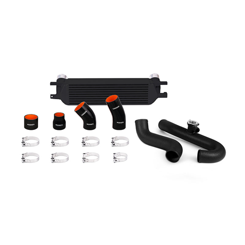 Mishimoto Mishimoto 2015 Ford Mustang EcoBoost Performance Intercooler Kit - Black Core Wrinkle Black Pipes