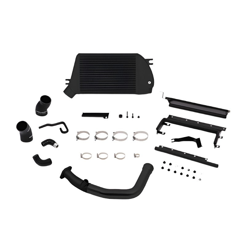 Mishimoto Mishimoto 2015 Subaru WRX Top-Mount Intercooler Kit - Powder Coated Black & Black Pipes