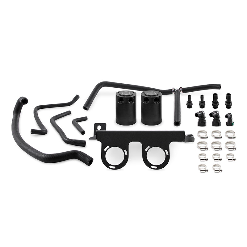 Mishimoto Mishimoto 2016+ Chevrolet Camaro 2.0T Baffled Oil Catch Can Kit - Black