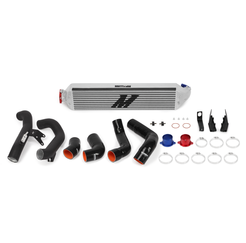 Mishimoto Mishimoto 2016+ Honda Civic 1.5T / 2017+ Honda Civic Si Silver Intercooler Kit w/Black Pipes