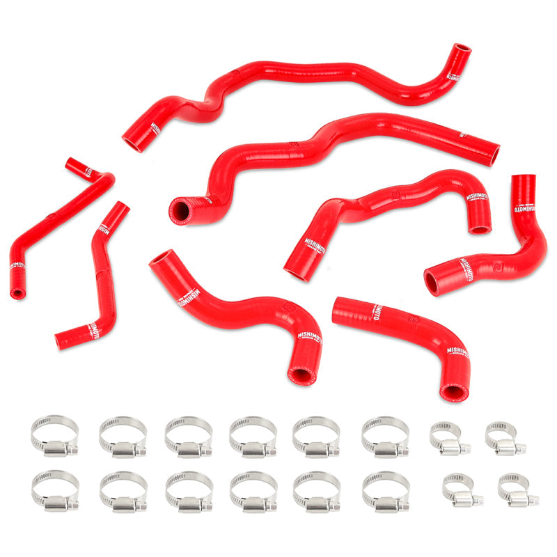 Mishimoto 2016+ Infiniti Q50/Q60 3.0T Ancillary Coolant Hose Kit - Red - Black Ops Auto Works