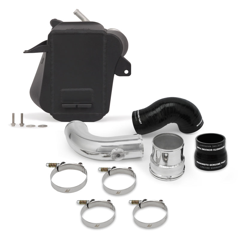 Mishimoto Mishimoto 2017+ Ford 6.7L Powerstroke Air-To-Water Intercooler - Micro-Wrinkle Black