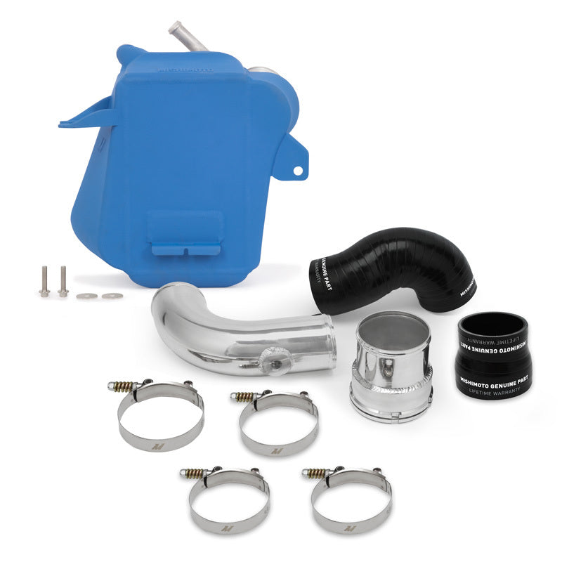 Mishimoto Mishimoto 2017+ Ford 6.7L Powerstroke Air-To-Water Intercooler - Micro-Wrinkle Blue