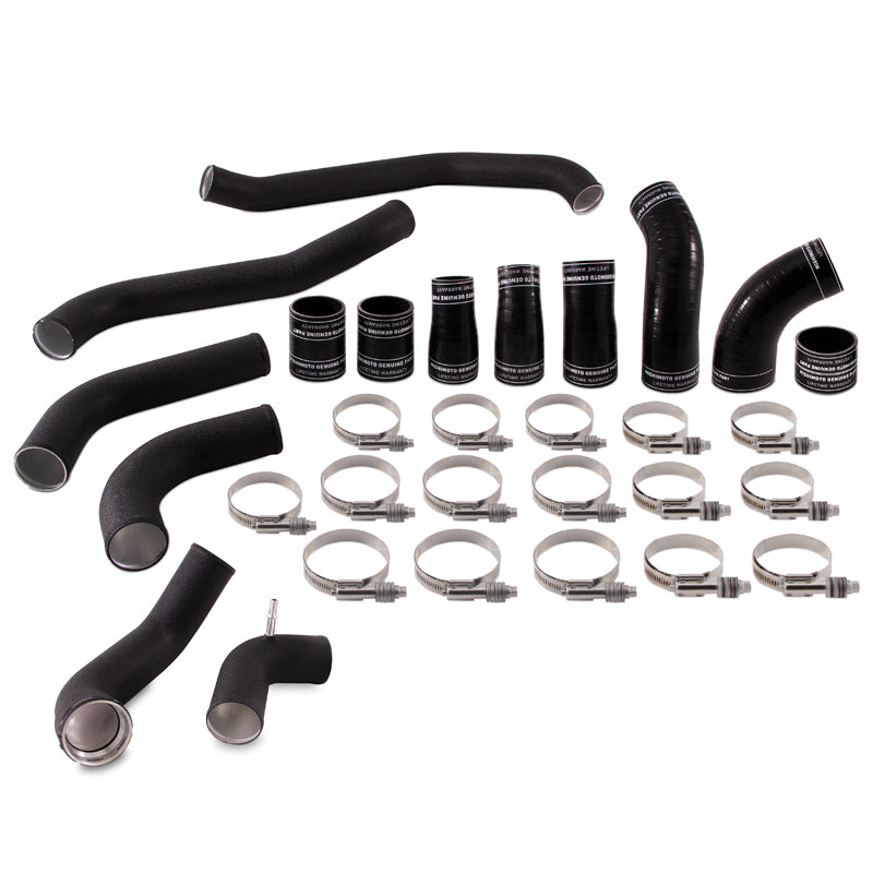 Mishimoto Mishimoto 2017+ Ford F150 3.5L EcoBoost Intercooler Pipe Kit - Wrinkle Black