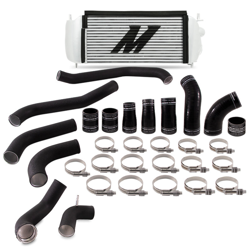 Mishimoto Mishimoto 2017+ Ford F150 3.5L EcoBoost Performance Intercooler Kit - Silver Cooler Black Pipes