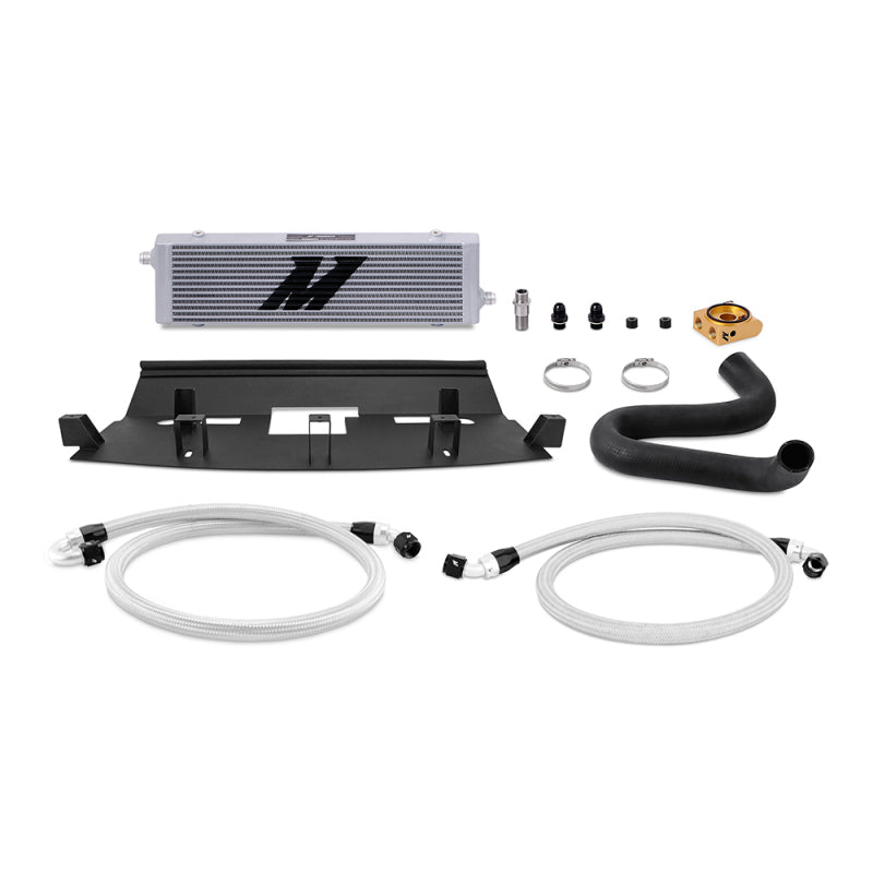 Mishimoto Mishimoto 2018+ Ford Mustang GT Thermostatic Oil Cooler Kit - Silver