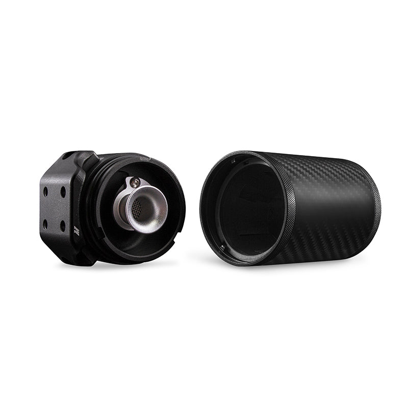 Mishimoto Mishimoto 2020+ Chevrolet Corvette C8 Baffled Oil Catch Can Kit (PCV Side) - Carbon Fiber