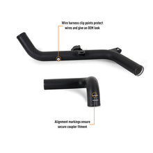 Load image into Gallery viewer, Mishimoto Mishimoto 2021+ Ford Bronco 2.7L High-Mount Intercooler Pipe Upgrade Kit - Wrinkle Black