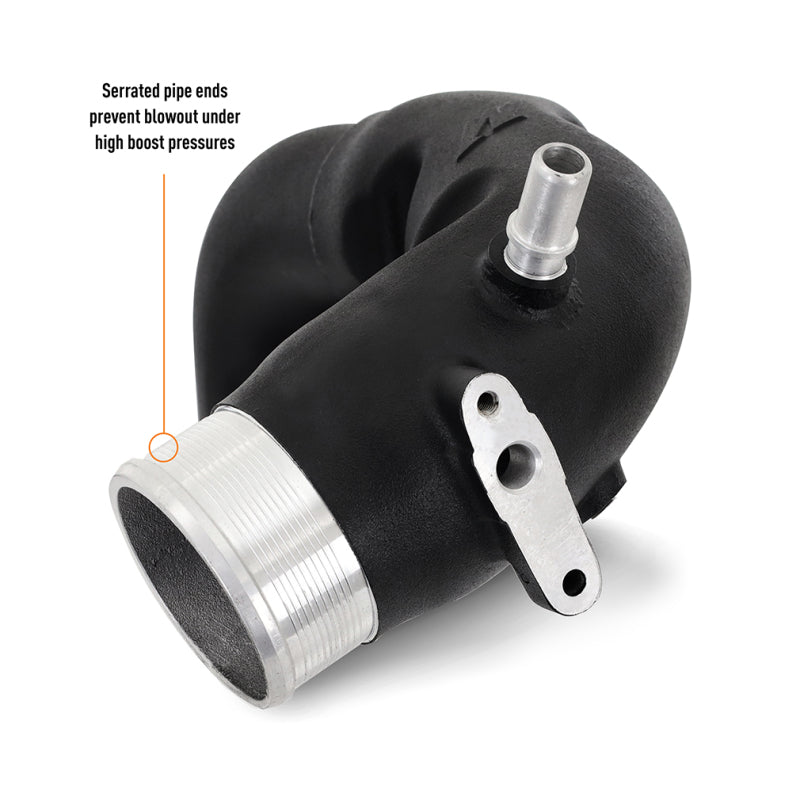 Mishimoto Mishimoto 2021+ Ford Bronco 2.7L High-Mount Intercooler Pipe Upgrade Kit - Wrinkle Black