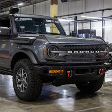 Load image into Gallery viewer, Mishimoto 2021+ Ford Bronco Modular Bumper License Plate Relocation - Black Ops Auto Works