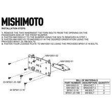 Load image into Gallery viewer, Mishimoto Mishimoto 2021+ Ford Bronco Modular Bumper License Plate Relocation