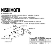 Load image into Gallery viewer, Mishimoto Mishimoto 2021+ Ford Bronco Plastic Bumper License Plate Relocation