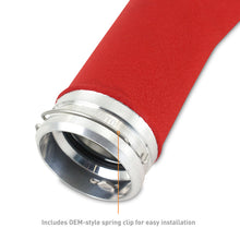 Load image into Gallery viewer, Mishimoto Mishimoto 2022+ Subaru WRX Charge Pipe - Wrinkle Red
