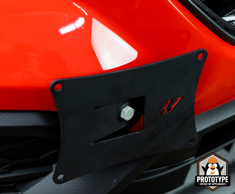 Mishimoto 2022+ Subaru WRX License Plate Relocation Kit - Black Ops Auto Works