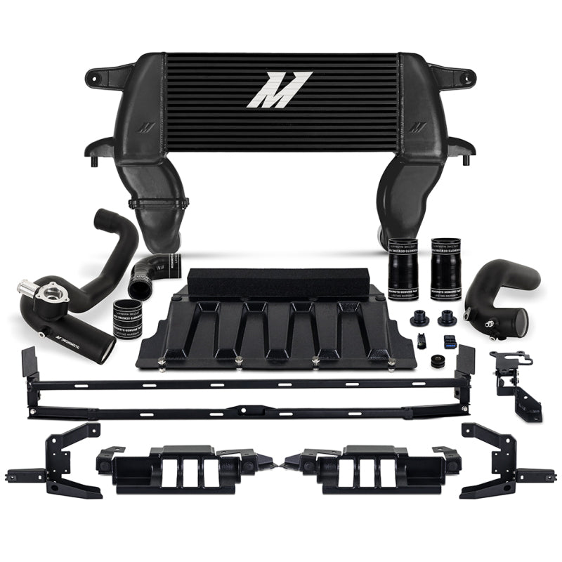 Mishimoto Mishimoto 21+ Bronco 2.3L High Mount INT Kit BK Core BK Pipes
