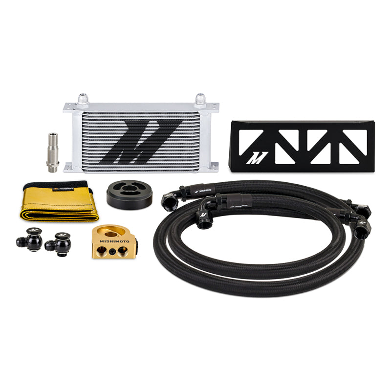 Mishimoto Mishimoto 22+ Subaru BRZ/Toyota GR86 Oil Cooler Kit Thermostatic - Silver