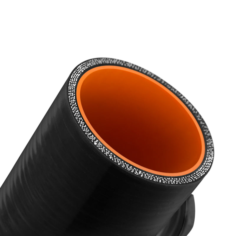 Mishimoto Mishimoto 2.5in Black Silicone Coupler w/ 1/8in NPT Bung