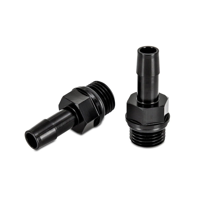Mishimoto Mishimoto 2pcs M16x1.5 3/8in Aluminum Catch Can Fitting Black