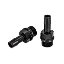 Load image into Gallery viewer, Mishimoto Mishimoto 2pcs M16x1.5 3/8in Aluminum Catch Can Fitting Black