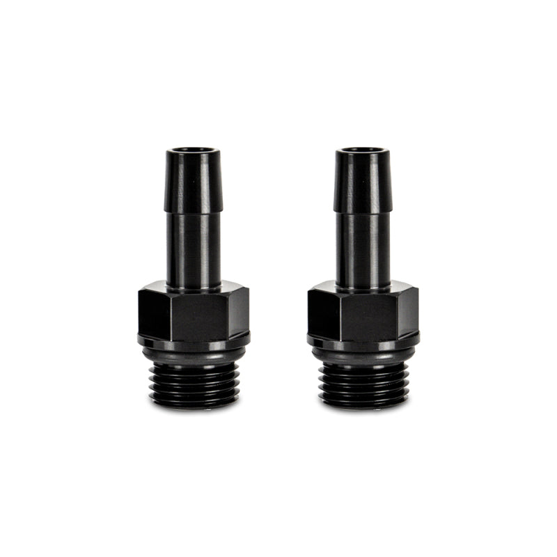 Mishimoto Mishimoto 2pcs M16x1.5 3/8in Aluminum Catch Can Fitting Black