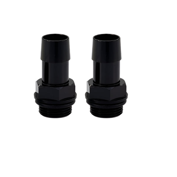Mishimoto Mishimoto 2pcs. M20x1.5 5/8in Aluminum Catch Can Fittings - Black