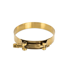 Load image into Gallery viewer, Mishimoto Mishimoto 3 Inch Stainless Steel T-Bolt Clamps - Gold