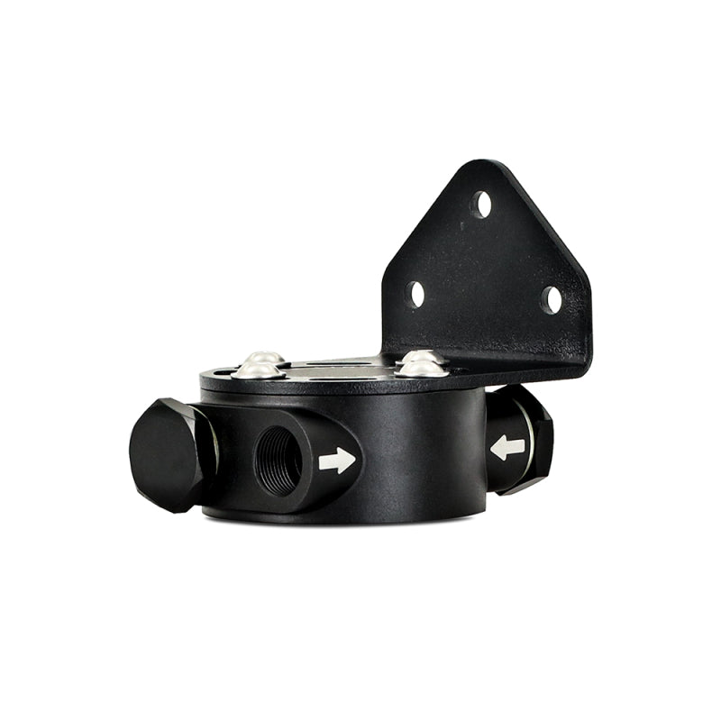 Mishimoto Mishimoto 3/4 - 16 Thread Remote Oil Filter Mount - Black