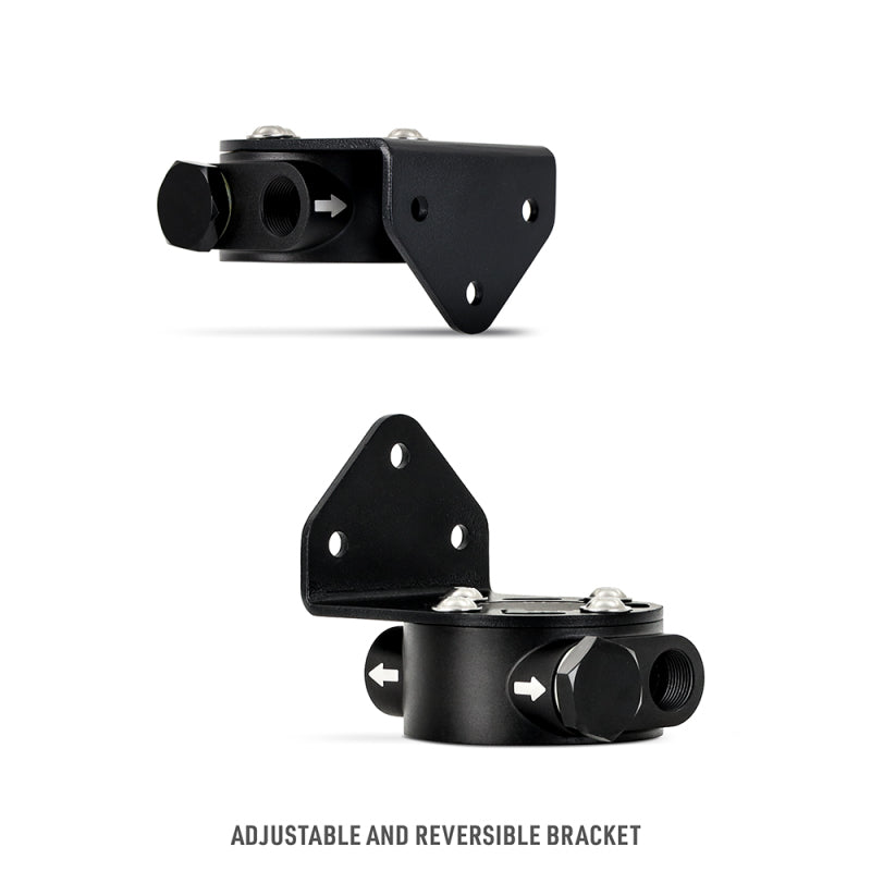 Mishimoto Mishimoto 3/4 - 16 Thread Remote Oil Filter Mount - Black