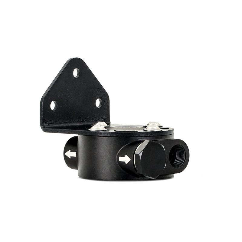 Mishimoto Mishimoto 3/4 - 16 Thread Remote Oil Filter Mount - Black